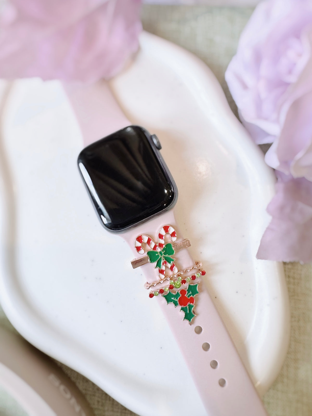 Candy Cane Watch Charms