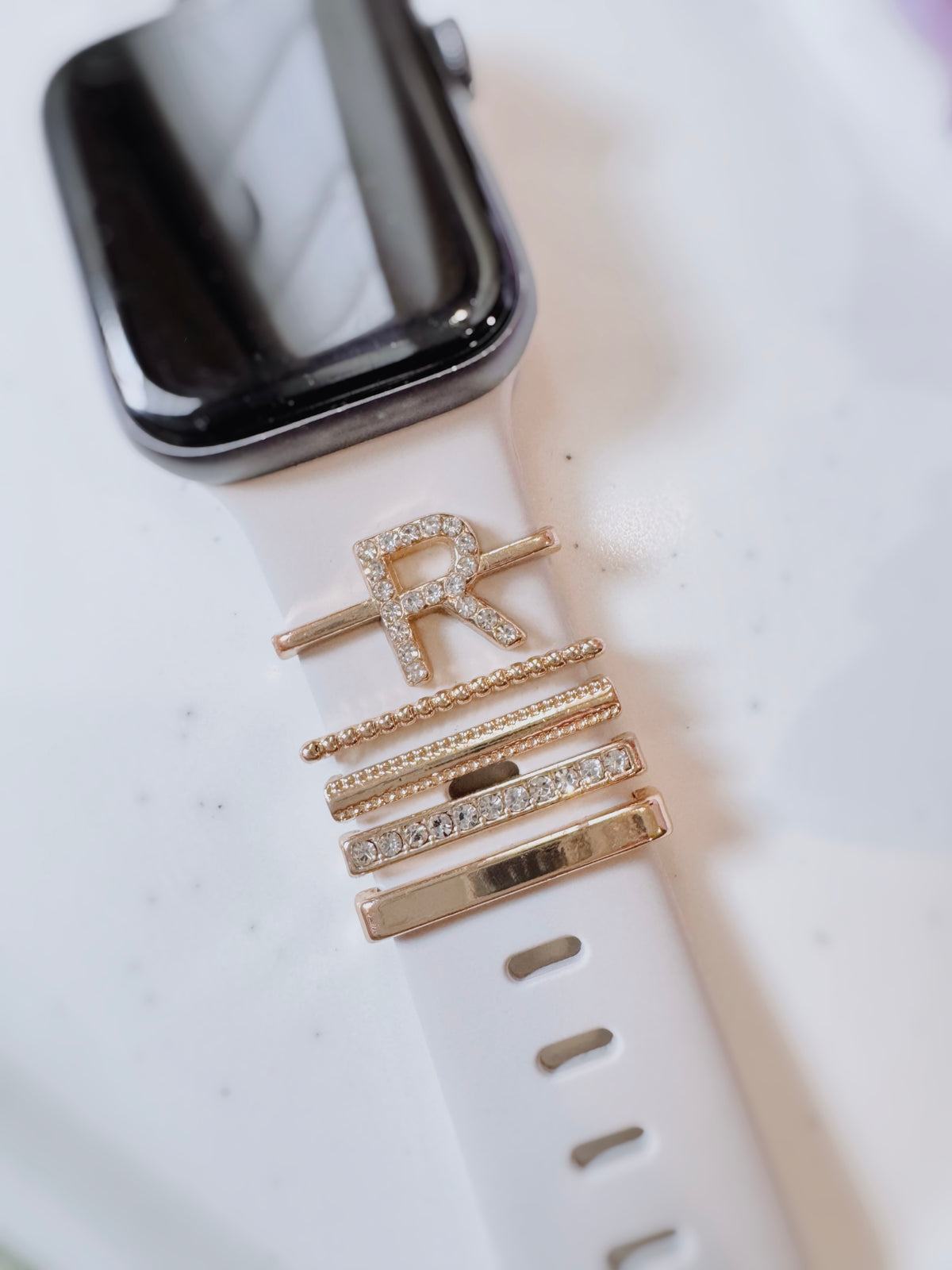 Watch band Initial Charms